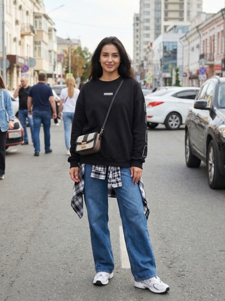 Свитшот с принтом — Фото 5